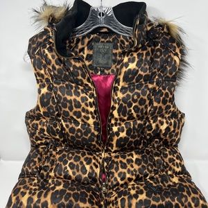 Guess Leopard print vest